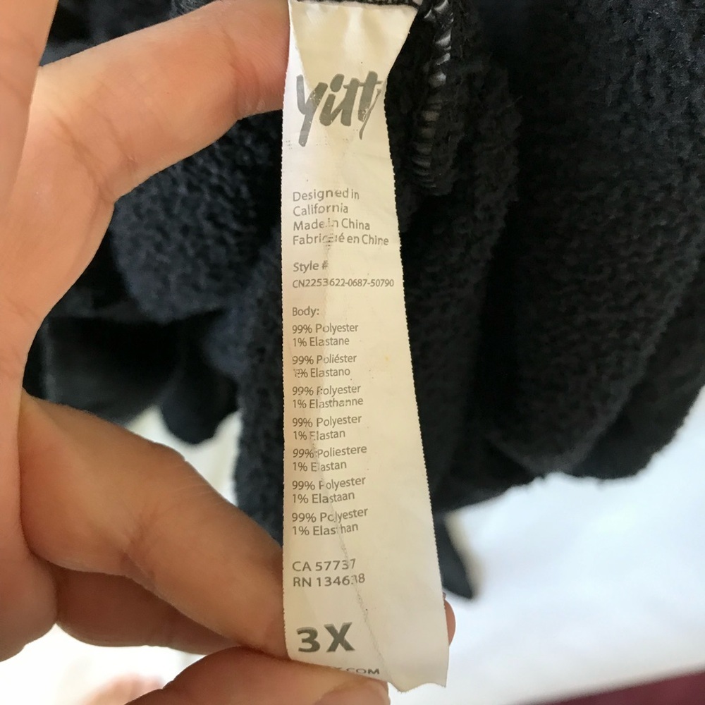 Yitty Pet Me Mini Robe black size 3X - Picture 6 of 11